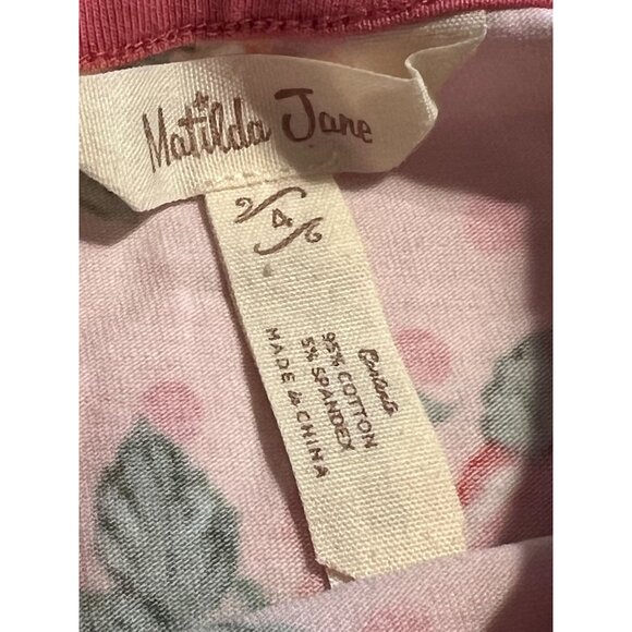 Matilda Jane Think Pink Girls Size 4 Excellent Like New condition No flaws Smoke - Picture 4 of 7